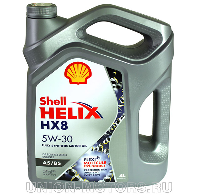 Масло моторное Shell Helix HX8 5W-30 ACEA A5/B5 канистра 4 л