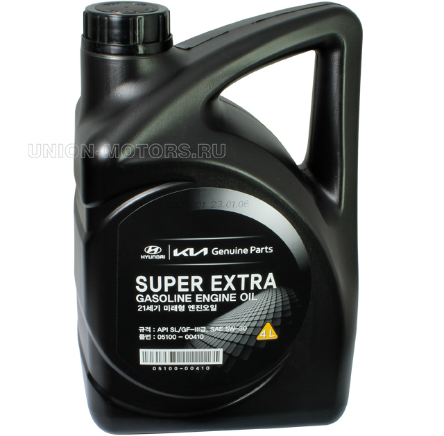 Моторное масло KIA 5W30 Super Extra Gasoline Engine Oil